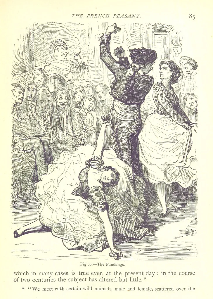 An illustration from The Human Race, ... illustrated by ... engravings on wood, and ... chromolithographs, 1875, leaf 99