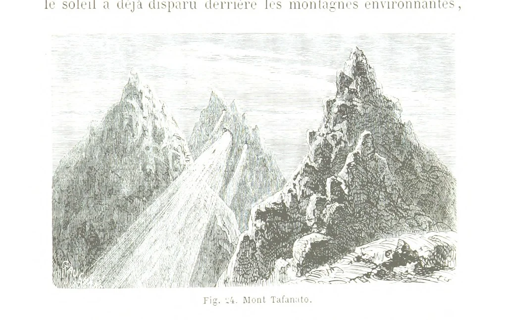 An illustration from La Terre et les Mers, ou description physique du globe. Ouvrage contenant 170 vignettes dessignées par K. Girardet, Lebreton, ... et 20 cartes physiques, 1864, leaf 103