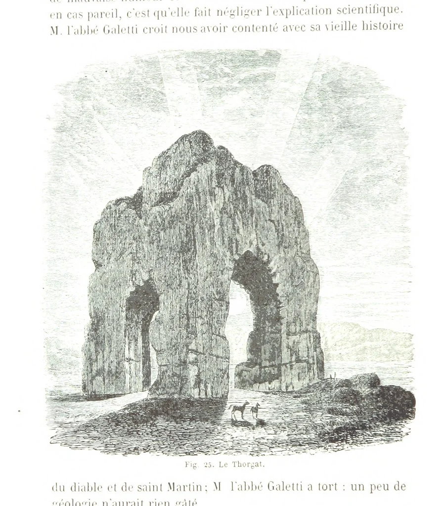 An illustration from La Terre et les Mers, ou description physique du globe. Ouvrage contenant 170 vignettes dessignées par K. Girardet, Lebreton, ... et 20 cartes physiques, 1864, leaf 104