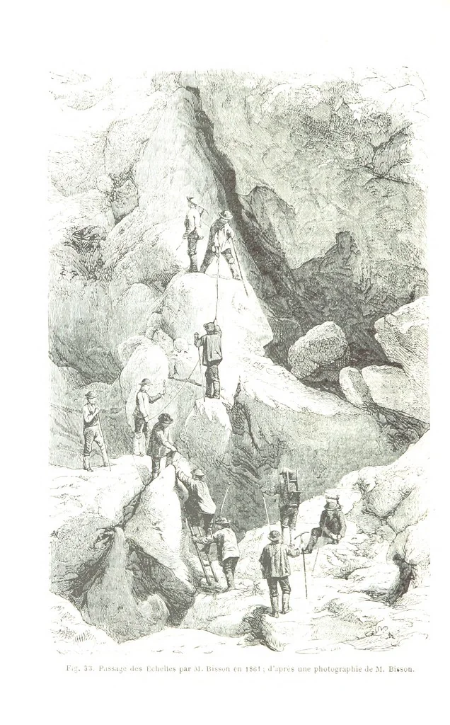 An illustration from La Terre et les Mers, ou description physique du globe. Ouvrage contenant 170 vignettes dessignées par K. Girardet, Lebreton, ... et 20 cartes physiques, 1864, leaf 146
