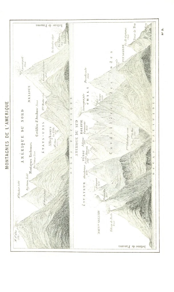An illustration from La Terre et les Mers, ou description physique du globe. Ouvrage contenant 170 vignettes dessignées par K. Girardet, Lebreton, ... et 20 cartes physiques, 1864, leaf 154