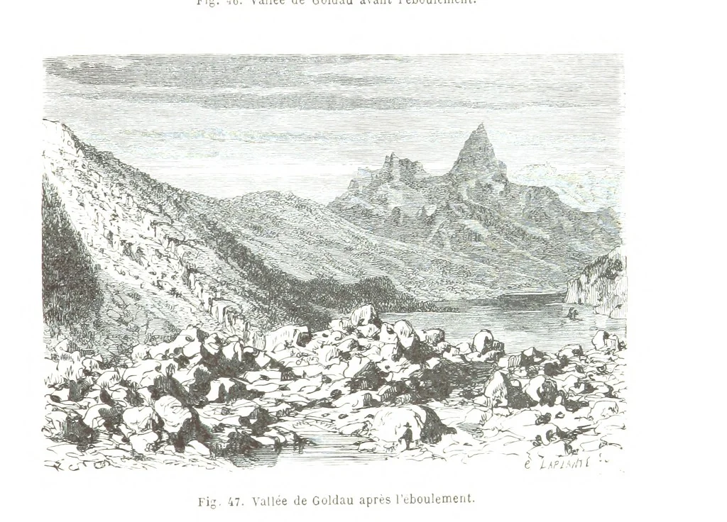 An illustration from La Terre et les Mers, ou description physique du globe. Ouvrage contenant 170 vignettes dessignées par K. Girardet, Lebreton, ... et 20 cartes physiques, 1864, leaf 207