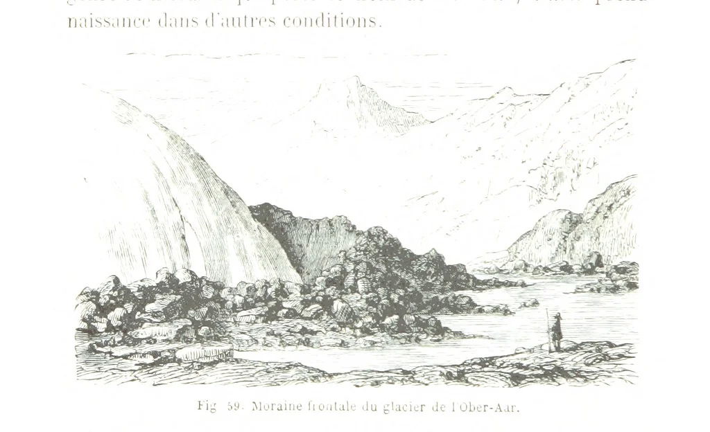 An illustration from La Terre et les Mers, ou description physique du globe. Ouvrage contenant 170 vignettes dessignées par K. Girardet, Lebreton, ... et 20 cartes physiques, 1864, leaf 254