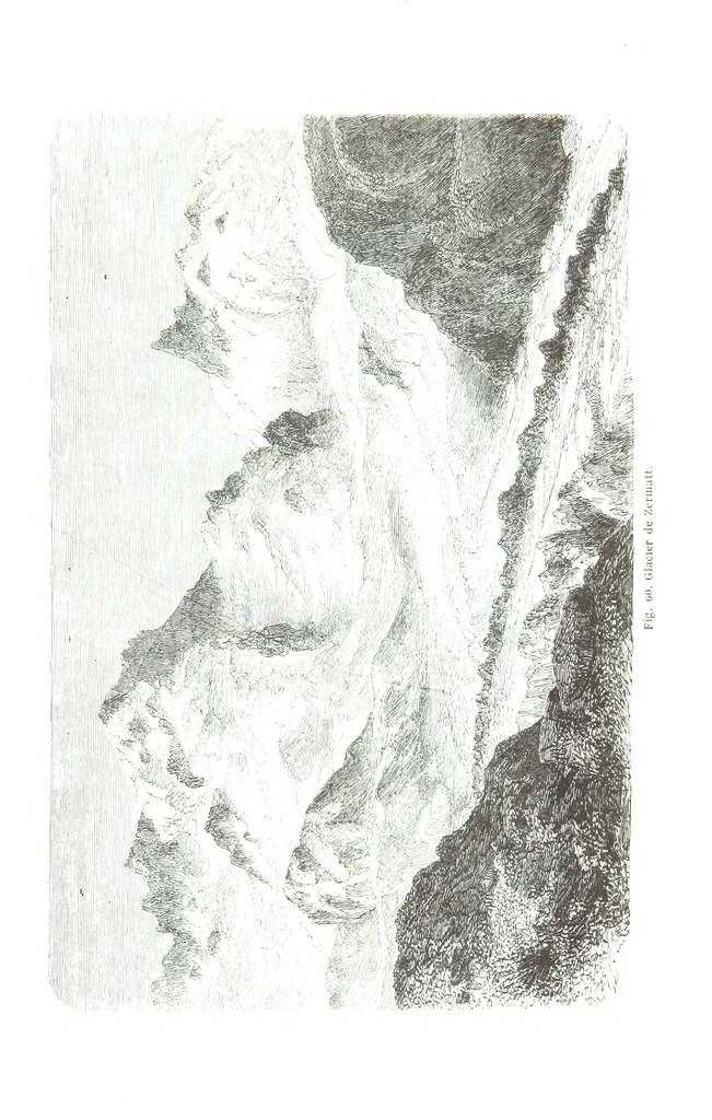 An illustration from La Terre et les Mers, ou description physique du globe. Ouvrage contenant 170 vignettes dessignées par K. Girardet, Lebreton, ... et 20 cartes physiques, 1864, leaf 255