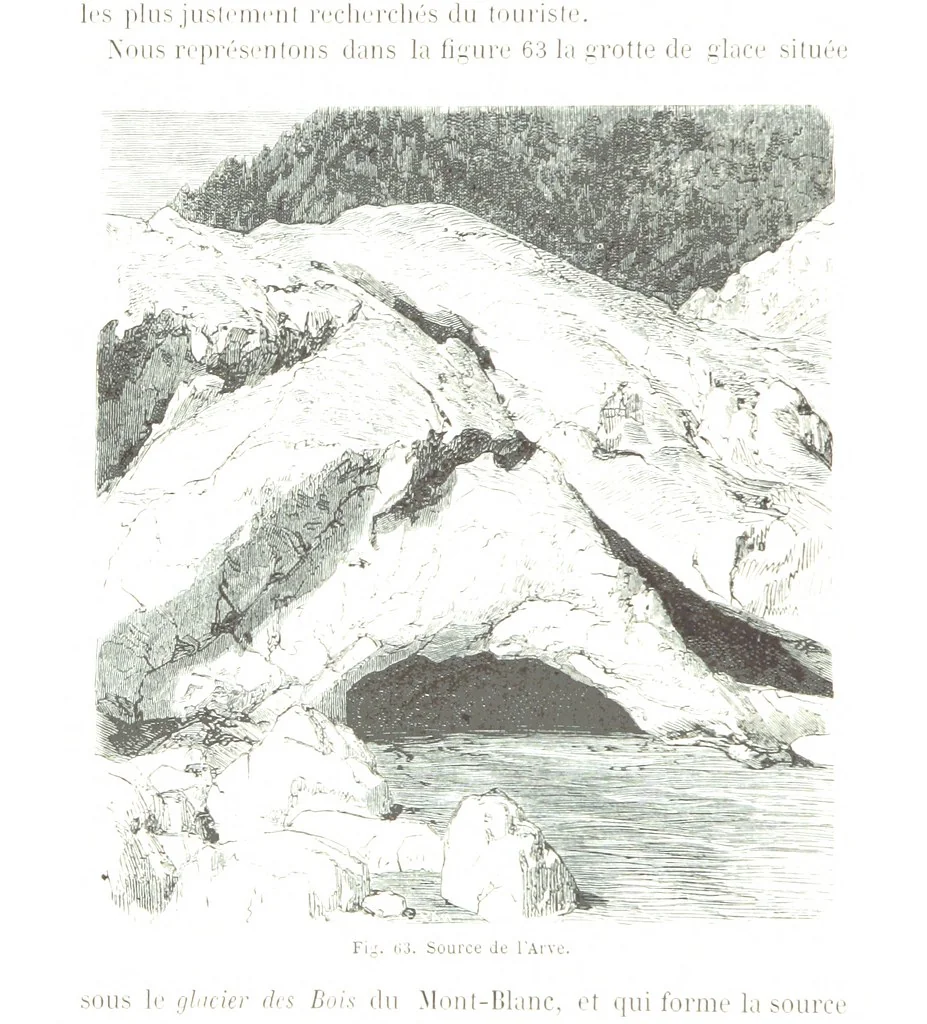 An illustration from La Terre et les Mers, ou description physique du globe. Ouvrage contenant 170 vignettes dessignées par K. Girardet, Lebreton, ... et 20 cartes physiques, 1864, leaf 266