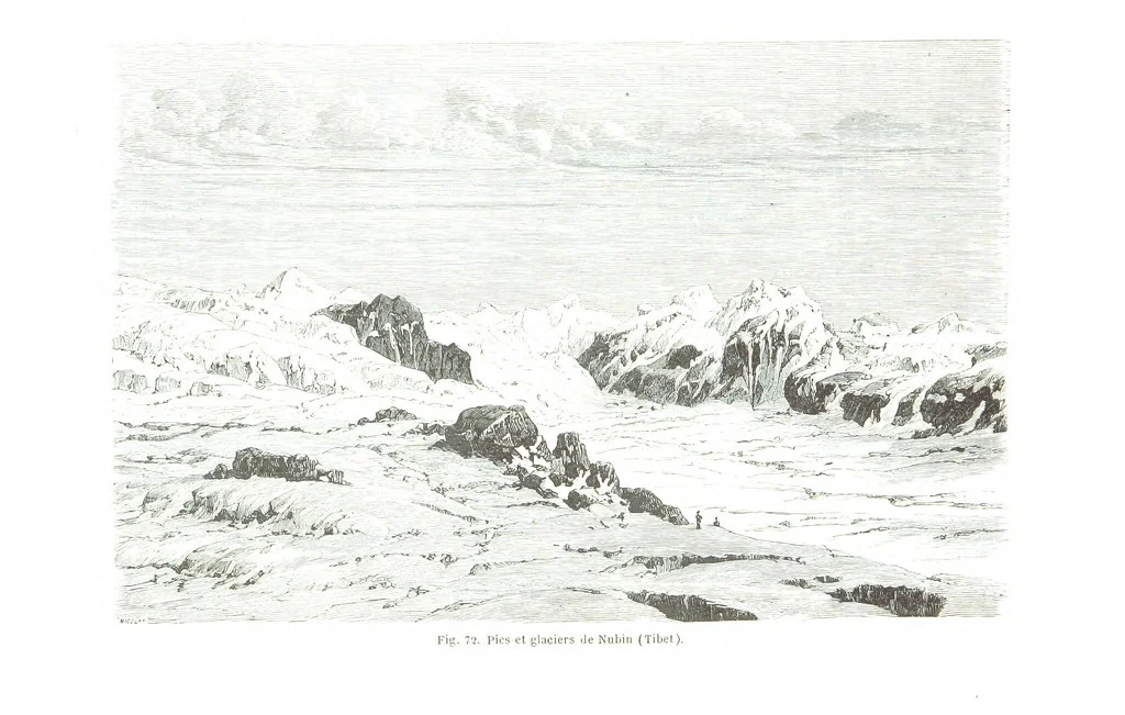 An illustration from La Terre et les Mers, ou description physique du globe. Ouvrage contenant 170 vignettes dessignées par K. Girardet, Lebreton, ... et 20 cartes physiques, 1864, leaf 281