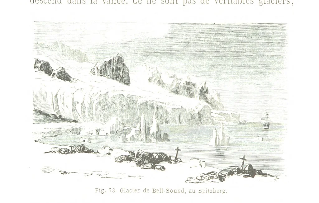 An illustration from La Terre et les Mers, ou description physique du globe. Ouvrage contenant 170 vignettes dessignées par K. Girardet, Lebreton, ... et 20 cartes physiques, 1864, leaf 284