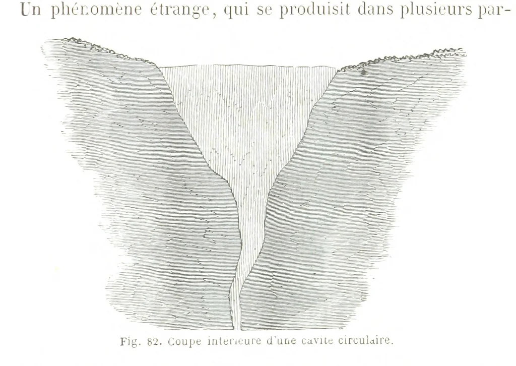 An illustration from La Terre et les Mers, ou description physique du globe. Ouvrage contenant 170 vignettes dessignées par K. Girardet, Lebreton, ... et 20 cartes physiques, 1864, leaf 325