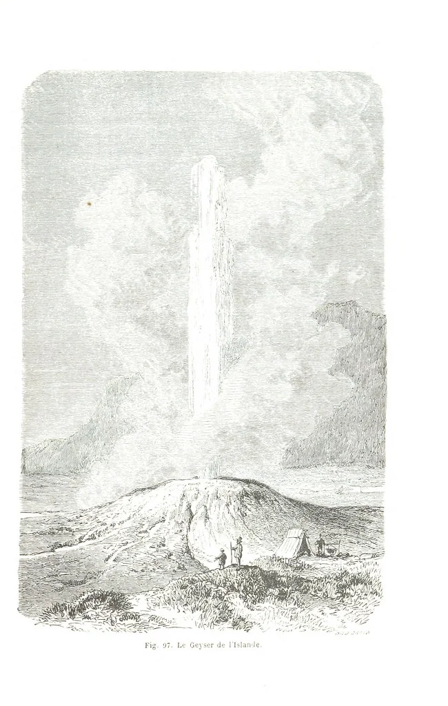 An illustration from La Terre et les Mers, ou description physique du globe. Ouvrage contenant 170 vignettes dessignées par K. Girardet, Lebreton, ... et 20 cartes physiques, 1864, leaf 355