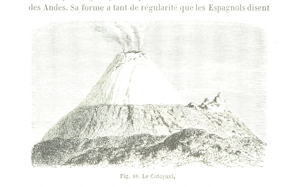 An illustration from La Terre et les Mers, ou description physique du globe. Ouvrage contenant 170 vignettes dessignées par K. Girardet, Lebreton, ... et 20 cartes physiques, 1864, leaf 358