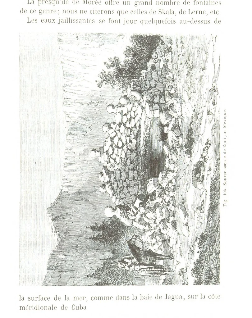 An illustration from La Terre et les Mers, ou description physique du globe. Ouvrage contenant 170 vignettes dessignées par K. Girardet, Lebreton, ... et 20 cartes physiques, 1864, leaf 373