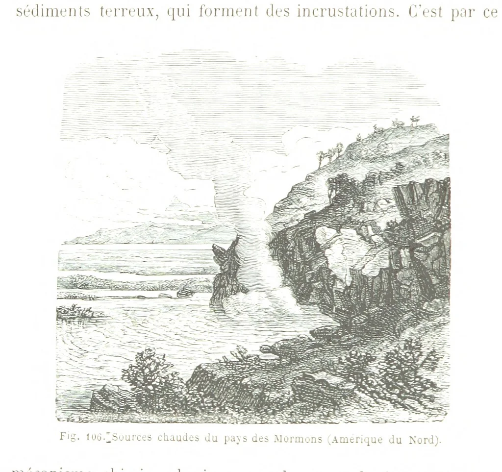 An illustration from La Terre et les Mers, ou description physique du globe. Ouvrage contenant 170 vignettes dessignées par K. Girardet, Lebreton, ... et 20 cartes physiques, 1864, leaf 380