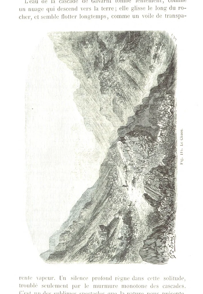 An illustration from La Terre et les Mers, ou description physique du globe. Ouvrage contenant 170 vignettes dessignées par K. Girardet, Lebreton, ... et 20 cartes physiques, 1864, leaf 404