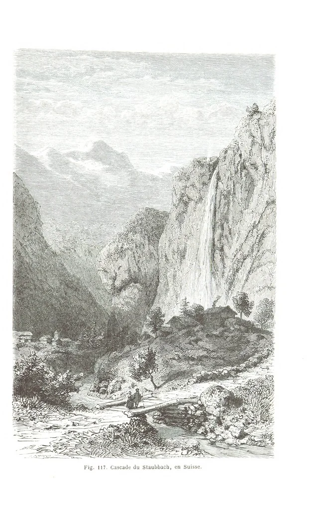 An illustration from La Terre et les Mers, ou description physique du globe. Ouvrage contenant 170 vignettes dessignées par K. Girardet, Lebreton, ... et 20 cartes physiques, 1864, leaf 409