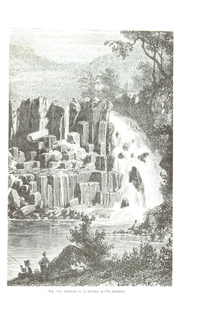 An illustration from La Terre et les Mers, ou description physique du globe. Ouvrage contenant 170 vignettes dessignées par K. Girardet, Lebreton, ... et 20 cartes physiques, 1864, leaf 411