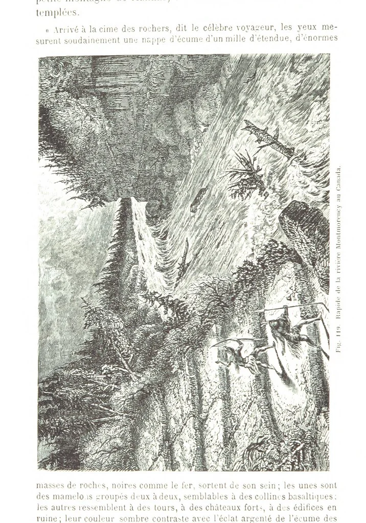 An illustration from La Terre et les Mers, ou description physique du globe. Ouvrage contenant 170 vignettes dessignées par K. Girardet, Lebreton, ... et 20 cartes physiques, 1864, leaf 414