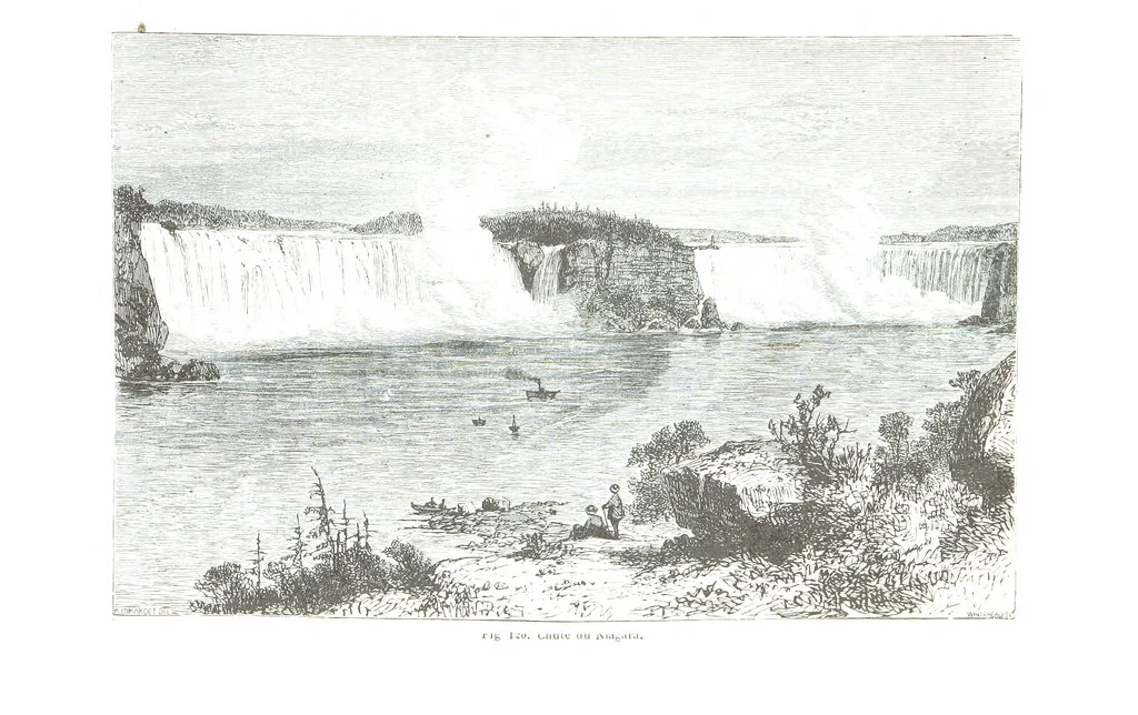 An illustration from La Terre et les Mers, ou description physique du globe. Ouvrage contenant 170 vignettes dessignées par K. Girardet, Lebreton, ... et 20 cartes physiques, 1864, leaf 417