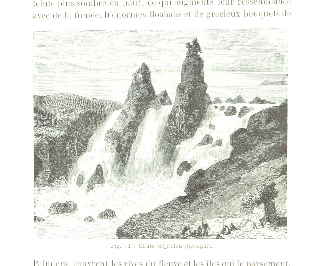 An illustration from La Terre et les Mers, ou description physique du globe. Ouvrage contenant 170 vignettes dessignées par K. Girardet, Lebreton, ... et 20 cartes physiques, 1864, leaf 420