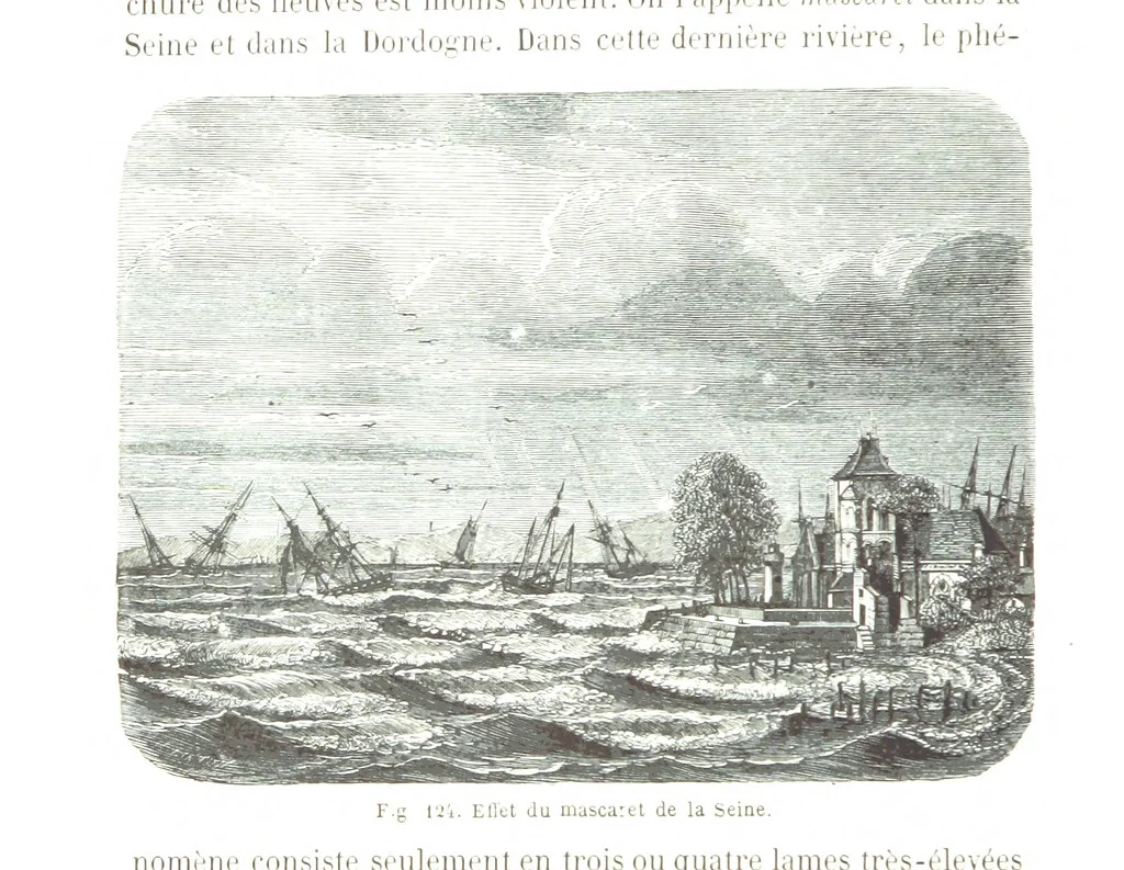 An illustration from La Terre et les Mers, ou description physique du globe. Ouvrage contenant 170 vignettes dessignées par K. Girardet, Lebreton, ... et 20 cartes physiques, 1864, leaf 430