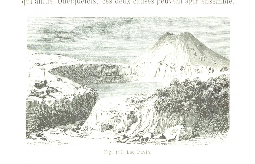 An illustration from La Terre et les Mers, ou description physique du globe. Ouvrage contenant 170 vignettes dessignées par K. Girardet, Lebreton, ... et 20 cartes physiques, 1864, leaf 438
