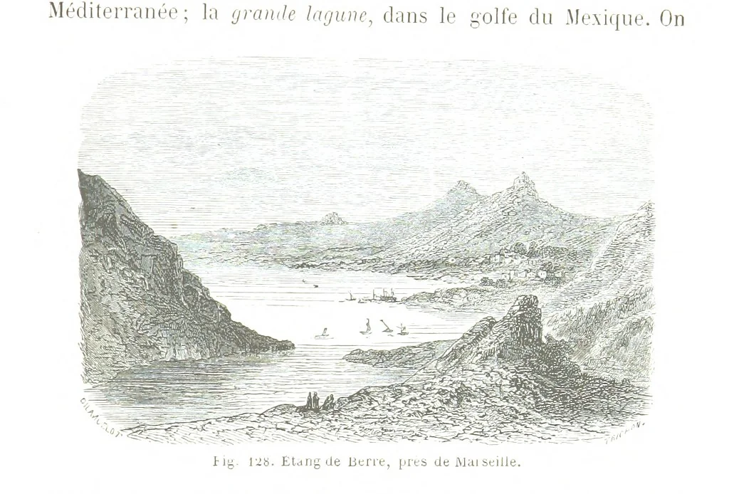 An illustration from La Terre et les Mers, ou description physique du globe. Ouvrage contenant 170 vignettes dessignées par K. Girardet, Lebreton, ... et 20 cartes physiques, 1864, leaf 439