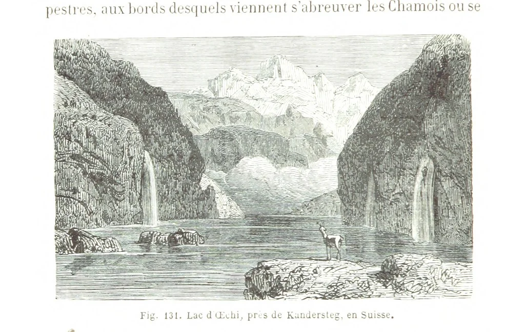 An illustration from La Terre et les Mers, ou description physique du globe. Ouvrage contenant 170 vignettes dessignées par K. Girardet, Lebreton, ... et 20 cartes physiques, 1864, leaf 442