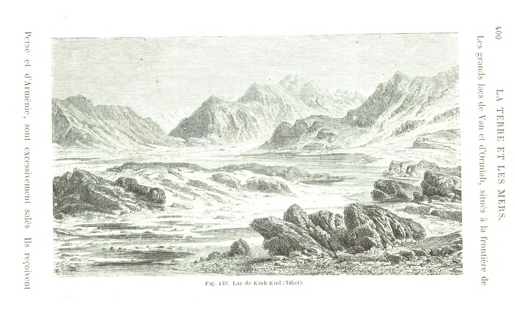 An illustration from La Terre et les Mers, ou description physique du globe. Ouvrage contenant 170 vignettes dessignées par K. Girardet, Lebreton, ... et 20 cartes physiques, 1864, leaf 444