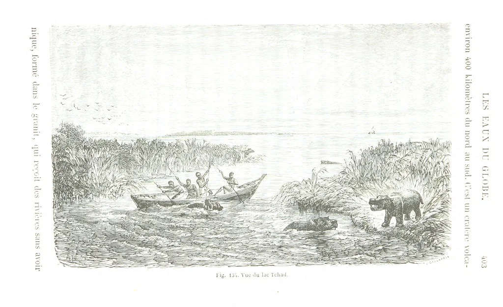 An illustration from La Terre et les Mers, ou description physique du globe. Ouvrage contenant 170 vignettes dessignées par K. Girardet, Lebreton, ... et 20 cartes physiques, 1864, leaf 447