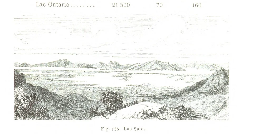 An illustration from La Terre et les Mers, ou description physique du globe. Ouvrage contenant 170 vignettes dessignées par K. Girardet, Lebreton, ... et 20 cartes physiques, 1864, leaf 449