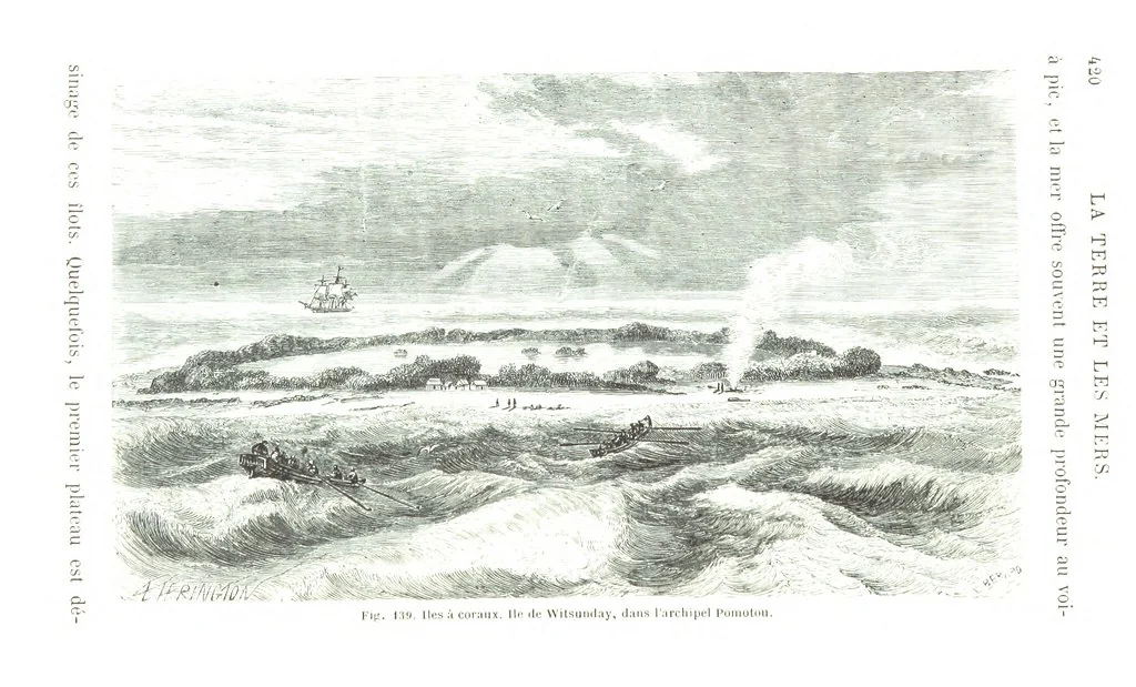 An illustration from La Terre et les Mers, ou description physique du globe. Ouvrage contenant 170 vignettes dessignées par K. Girardet, Lebreton, ... et 20 cartes physiques, 1864, leaf 464