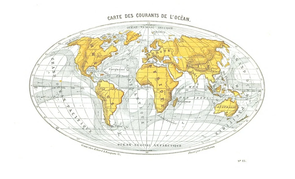 An illustration from La Terre et les Mers, ou description physique du globe. Ouvrage contenant 170 vignettes dessignées par K. Girardet, Lebreton, ... et 20 cartes physiques, 1864, leaf 485