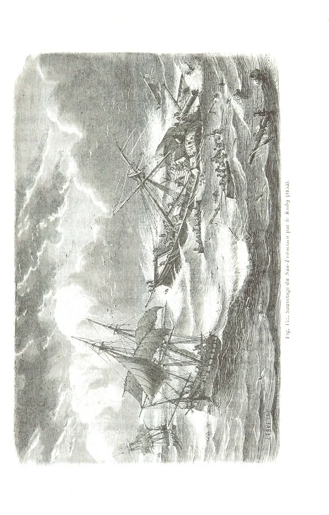 An illustration from La Terre et les Mers, ou description physique du globe. Ouvrage contenant 170 vignettes dessignées par K. Girardet, Lebreton, ... et 20 cartes physiques, 1864, leaf 491