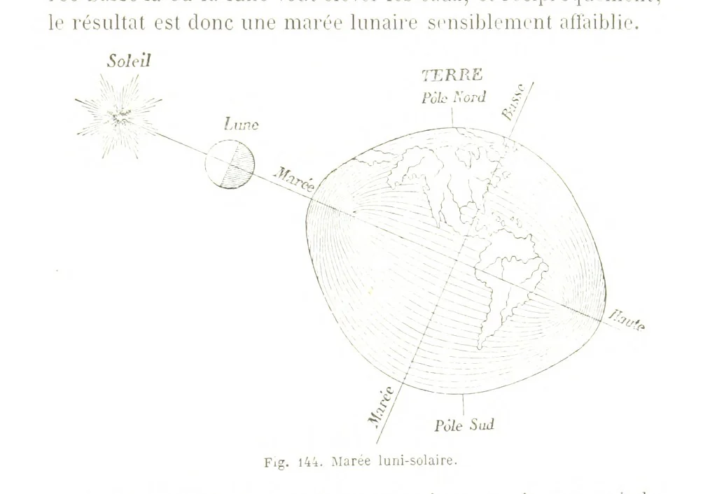 An illustration from La Terre et les Mers, ou description physique du globe. Ouvrage contenant 170 vignettes dessignées par K. Girardet, Lebreton, ... et 20 cartes physiques, 1864, leaf 497