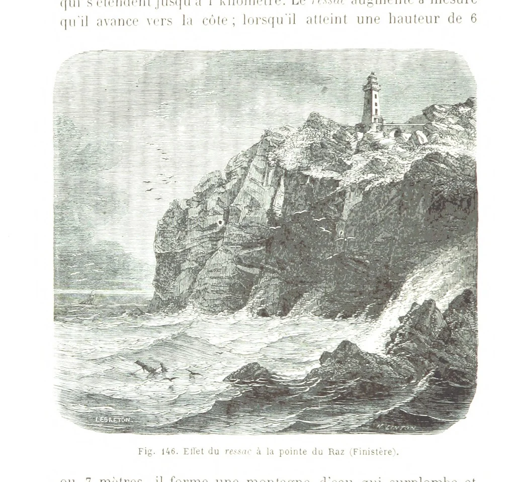 An illustration from La Terre et les Mers, ou description physique du globe. Ouvrage contenant 170 vignettes dessignées par K. Girardet, Lebreton, ... et 20 cartes physiques, 1864, leaf 502