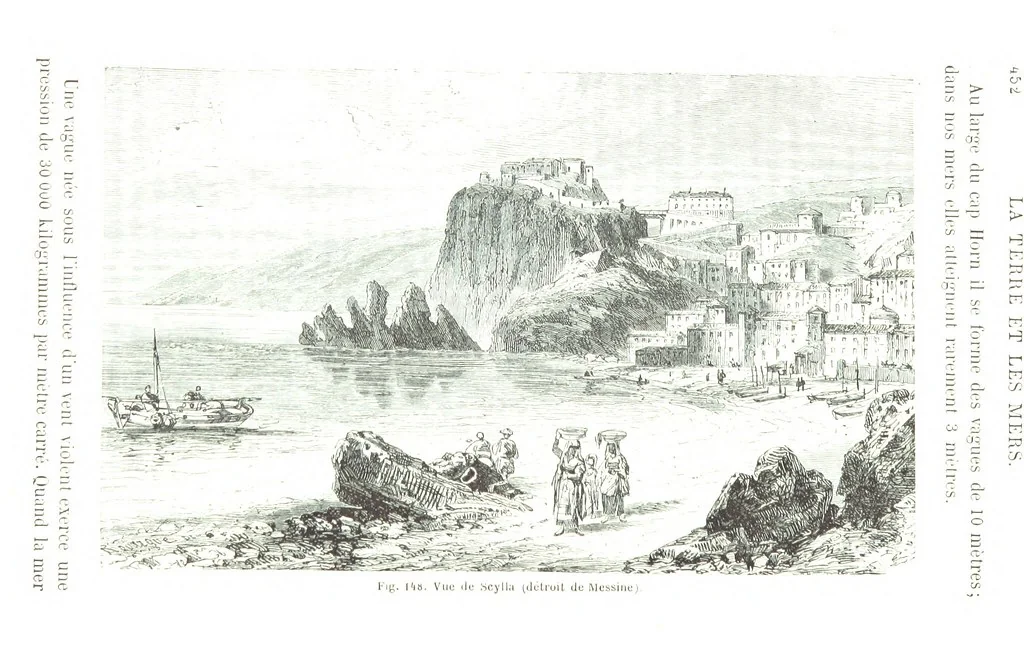 An illustration from La Terre et les Mers, ou description physique du globe. Ouvrage contenant 170 vignettes dessignées par K. Girardet, Lebreton, ... et 20 cartes physiques, 1864, leaf 504