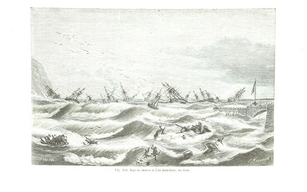 An illustration from La Terre et les Mers, ou description physique du globe. Ouvrage contenant 170 vignettes dessignées par K. Girardet, Lebreton, ... et 20 cartes physiques, 1864, leaf 509