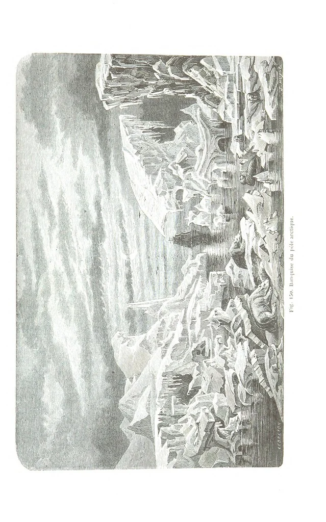 An illustration from La Terre et les Mers, ou description physique du globe. Ouvrage contenant 170 vignettes dessignées par K. Girardet, Lebreton, ... et 20 cartes physiques, 1864, leaf 513