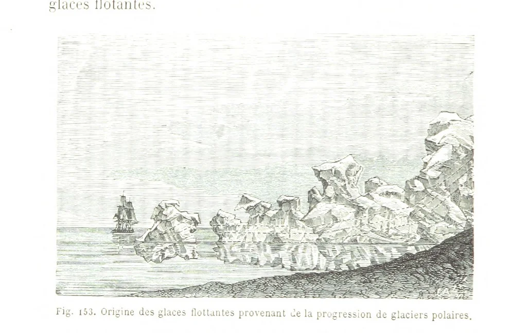 An illustration from La Terre et les Mers, ou description physique du globe. Ouvrage contenant 170 vignettes dessignées par K. Girardet, Lebreton, ... et 20 cartes physiques, 1864, leaf 520
