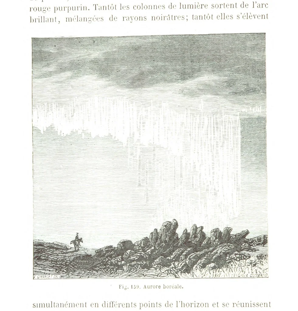 An illustration from La Terre et les Mers, ou description physique du globe. Ouvrage contenant 170 vignettes dessignées par K. Girardet, Lebreton, ... et 20 cartes physiques, 1864, leaf 532