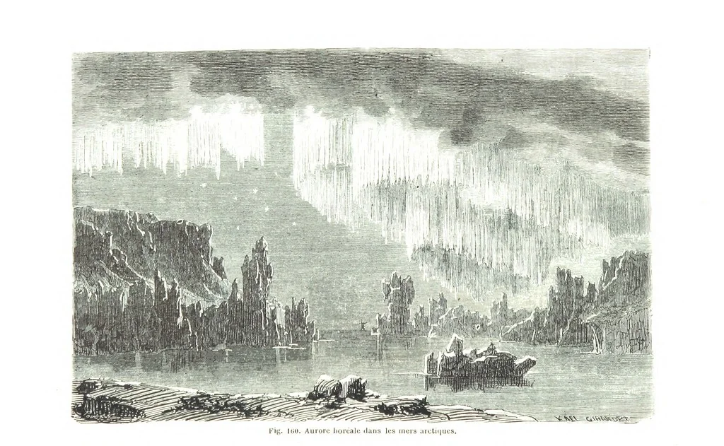 An illustration from La Terre et les Mers, ou description physique du globe. Ouvrage contenant 170 vignettes dessignées par K. Girardet, Lebreton, ... et 20 cartes physiques, 1864, leaf 534