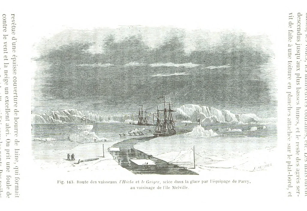 An illustration from La Terre et les Mers, ou description physique du globe. Ouvrage contenant 170 vignettes dessignées par K. Girardet, Lebreton, ... et 20 cartes physiques, 1864, leaf 537