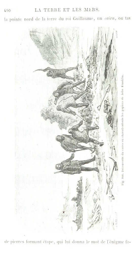 An illustration from La Terre et les Mers, ou description physique du globe. Ouvrage contenant 170 vignettes dessignées par K. Girardet, Lebreton, ... et 20 cartes physiques, 1864, leaf 544