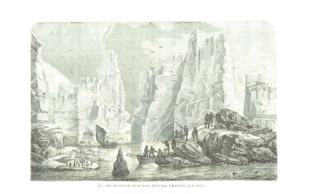 An illustration from La Terre et les Mers, ou description physique du globe. Ouvrage contenant 170 vignettes dessignées par K. Girardet, Lebreton, ... et 20 cartes physiques, 1864, leaf 552