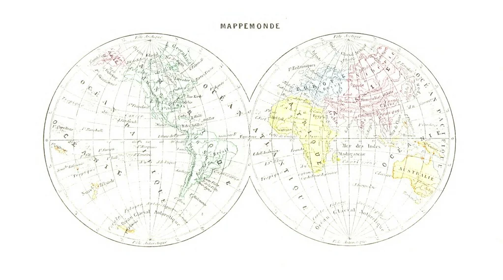 An illustration from La Terre et les Mers, ou description physique du globe. Ouvrage contenant 170 vignettes dessignées par K. Girardet, Lebreton, ... et 20 cartes physiques, 1864, leaf 84