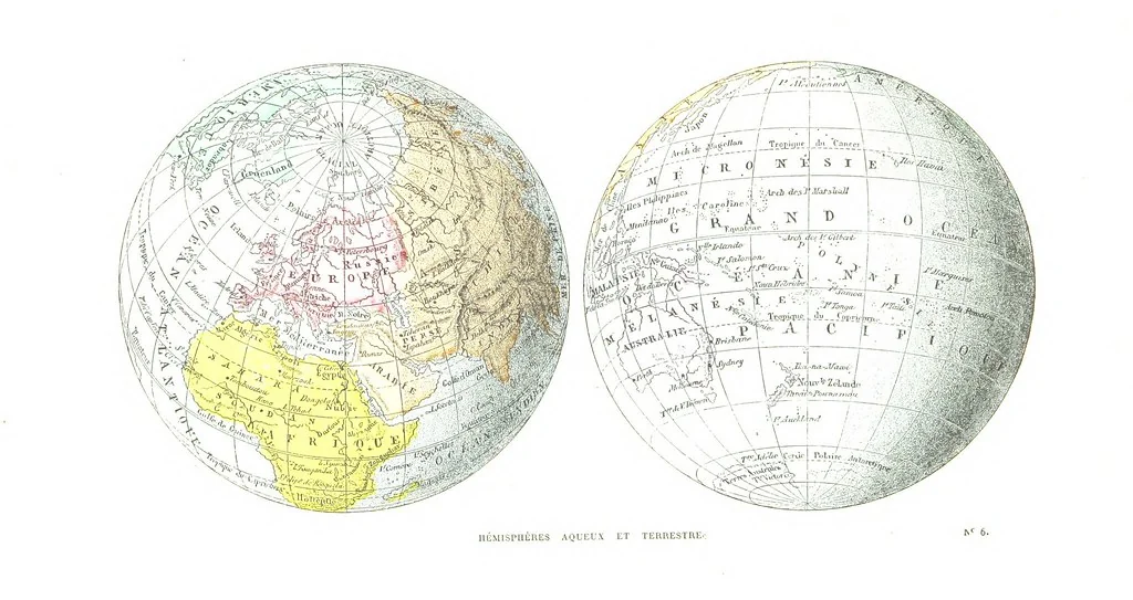 An illustration from La Terre et les Mers, ou description physique du globe. Ouvrage contenant 170 vignettes dessignées par K. Girardet, Lebreton, ... et 20 cartes physiques, 1864, leaf 87