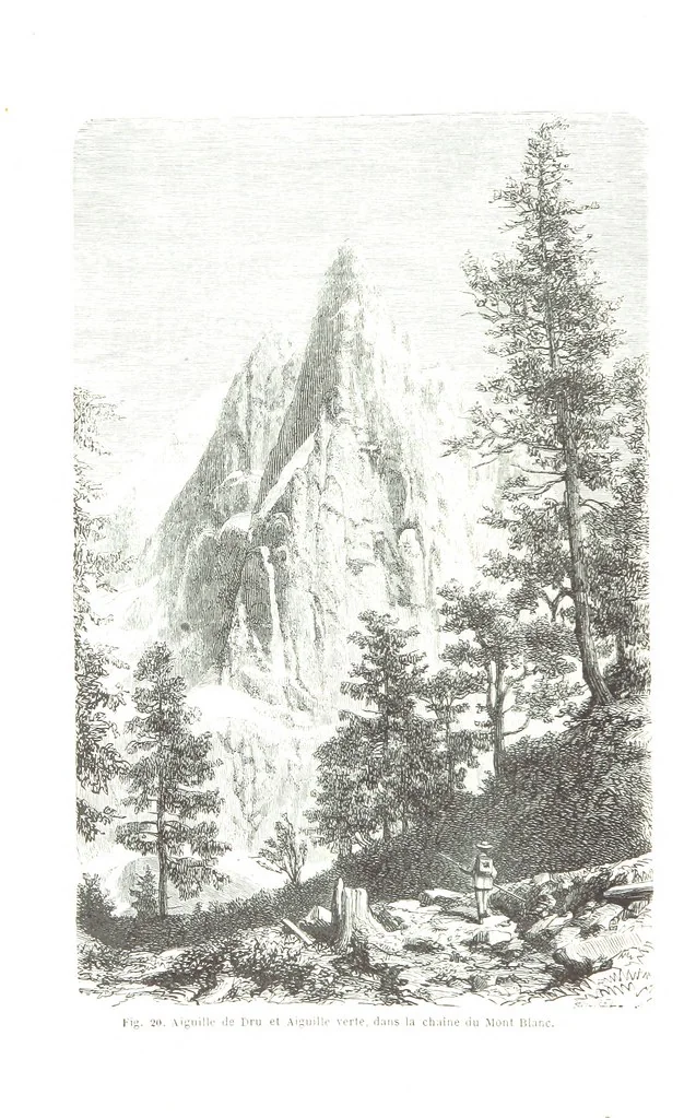 An illustration from La Terre et les Mers, ou description physique du globe. Ouvrage contenant 170 vignettes dessignées par K. Girardet, Lebreton, ... et 20 cartes physiques, 1864, leaf 96
