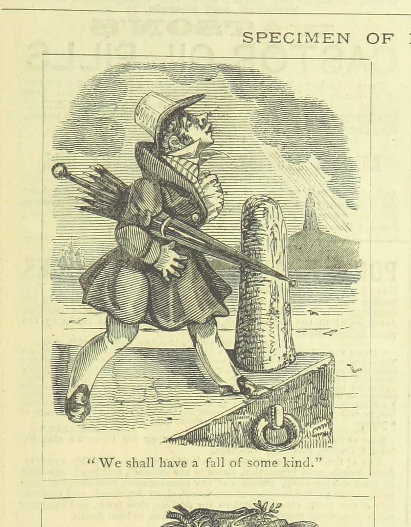 An illustration from The Fijiad; or, English Nights' Entertainments. (By an author of the Siliad [i.e. R. Emerson] and others.), 1874, leaf 127