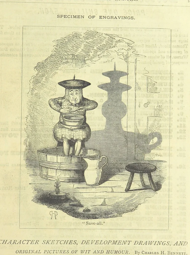 An illustration from The Fijiad; or, English Nights' Entertainments. (By an author of the Siliad [i.e. R. Emerson] and others.), 1874, leaf 129