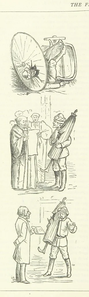 An illustration from The Fijiad; or, English Nights' Entertainments. (By an author of the Siliad [i.e. R. Emerson] and others.), 1874, leaf 90