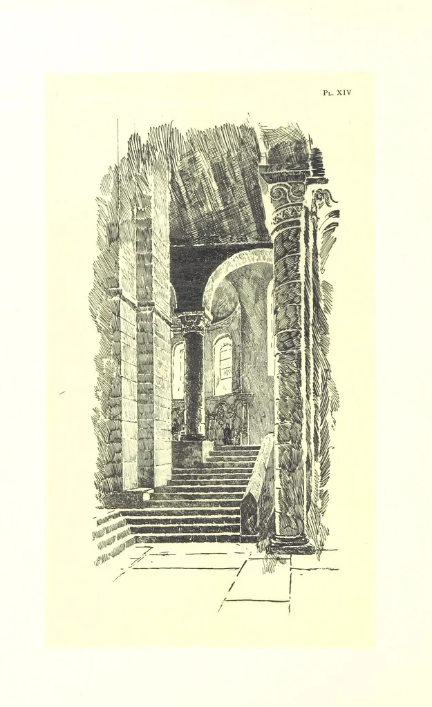 An illustration from Aquitaine: a traveller's tales. ... With illustrations by J. Pennell, etc, 1897, leaf 172